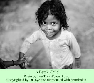 A Batek child