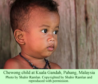 Chewong child