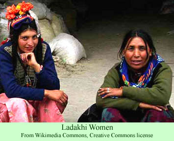 Ladakhi women