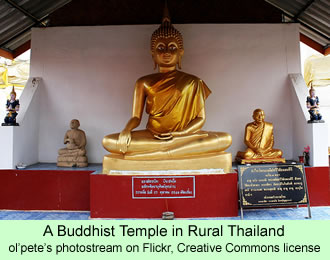 Rural Thai Buddhist temple