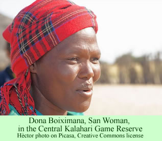 Dona Boiximana, San Woman
