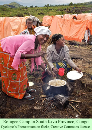 South Kivu refugee camp